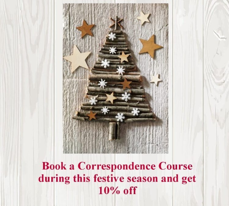Correspondence Course Christmas Discount